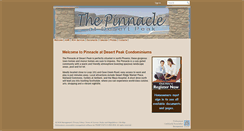 Desktop Screenshot of pinnaclecondos.org